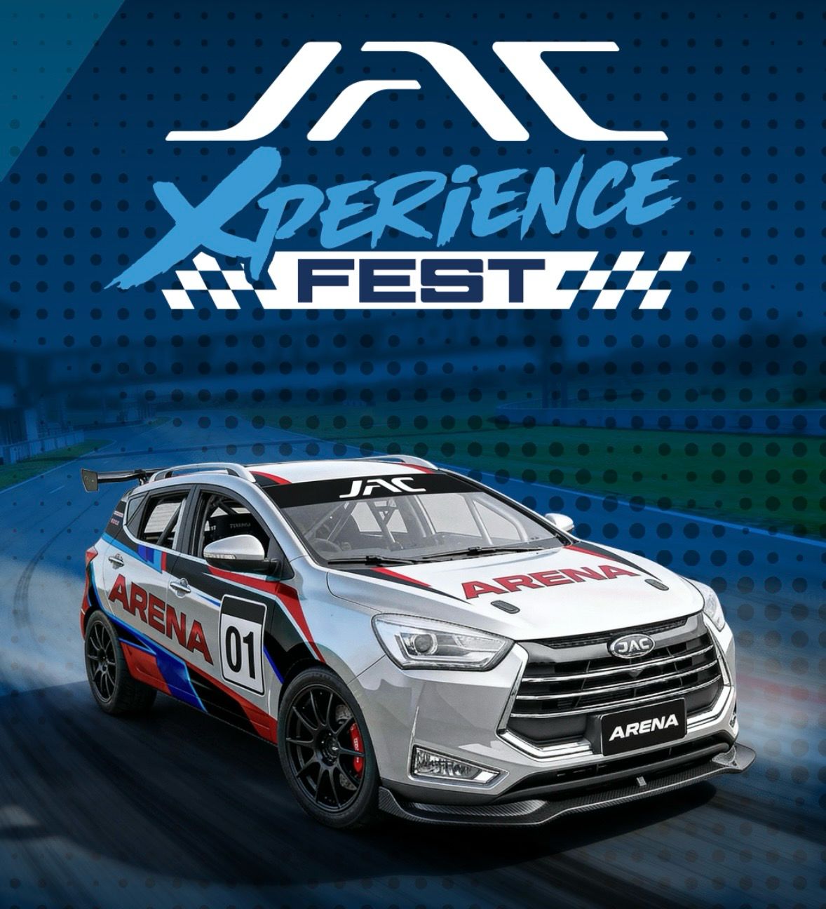 Carrera exhibición Arena Racing